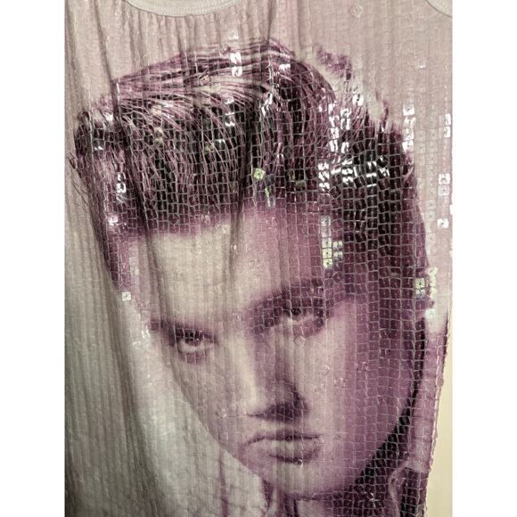 Elvis Presley Sparkling
 Sleeveless Shirt - Picture 1 of 7